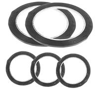 FUTUREORYY Ruban Adhésif pour Violon 5 Pièces Noir 3 Mm Autocollants Guide des Doigts Pratiques pour Apprentissage et Pratique du Violon, Bande Solide sans Dommage pour Touche, Accessoires