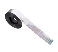 FUTUREORYY Ruban Réfléchissant Effrayant Double Face 2,4 Cm x 50 m Pour Jardin Et Balcon, Bande Anti-oiseaux En Pet Sans Danger, Dispositif D'effarouchement Lumineux Pour Vergers Et Espaces Extérieurs