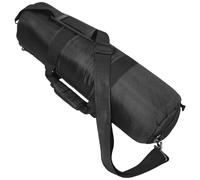 FUTUREORYY Sacoche de Transport pour Pupitre de Partition 50x13 Cm, Étui Cylindrique Noir avec Poignée et Bandoulière, Organisateur Portable pour Pied de Cymbale et Trépied, Accessoire