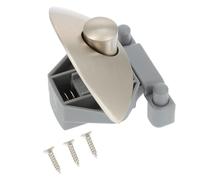 FUTUREORYY Serrure à Bouton Poussoir Demi Lune pour Meuble de Camping Car Loquet Placard de Zinc Verrou Tiroir et Facile à Installer pour Bateau et Home