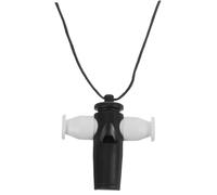 FUTUREORYY Sifflet Samba Noir pour Adultes et Garçon Fille Instrument de Percussion Latin Abs Style Orff pour Enseignement Musical et