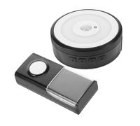 FUTUREORYY Sonnette sans Fil Intelligente USB avec Lumière Intégrée Installation Rapide Carillon Pratique pour Usage Intérieur Domestique Bouton Unique et Récepteur Noir