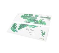 FUTUREORYY Sticker Mural Plante Banane Autocollant PVC Amovible Décoration Chambre Garçon Fille Salon Style Scandinave Motif Banana Leaf