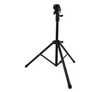 FUTUREORYY Support Caisse Claire Réglable Métal Pied Batterie Portable avec Hauteur Ajustable Rack de Batterie pour Entraînement et Pratique Cadre Détachable Noir