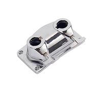 FUTUREORYY Support de Batterie Double Trou Métal Pince de Fixation pour Tambour et Accessoire Percussion et Résistant Compatible Kit Batterie
