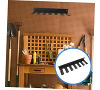 FUTUREORYY Support de Rangement Mural Multifonction Fer Noir Porte Outils Garage et Fitness Stand Suspendu Résistant pour Marteau Clé et Pince