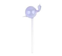 FUTUREORYY Système D’Arrosage Automatique en Verre Violet D’Escargot 56 CM Diamètre X 105 CM Longueur X 23 CM Hauteur Arroseur Automatique pour Plantes D’Intérieur et Extérieur
