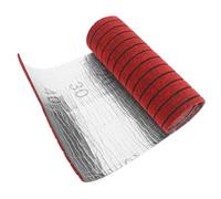 FUTUREORYY Tapis D'escalier Auto-adhésif Antidérapant pour Chat et Protection Meubles, Tissu Résistant Noir et Rouge 40 Cm X 2 M, Découpable pour Bureau, Hôtel et Maison, Polyvalent