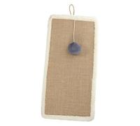 FUTUREORYY Tapis Griffoir pour Chat Sisal Planche à Gratter Pratique Jeu Protège Meubles et Affûte Griffes pour Dintérieur