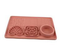 FUTUREORYY Tapis Lèche Chiens et Antidérapant avec Ventouse Tapis Slow Feeder pour Réduire Dalimentation Facile à Nettoyer Accessoire Alimentaire pour Chiens et