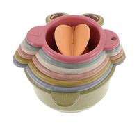 FUTUREORYY Tasses Empilables Multicolores pour et Bébés Mois Jouets Éducatifs pour Enrichissement Distributeurs de Nourriture Ludiques pour Petits Animaux Jeu Interactif pour Ralentir