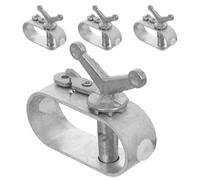 FUTUREORYY Tendeur de Câble en Acier Robuste pour Structures de Culture et Vignobles Lot de 4 Pièces - Outil de Tension Polyvalent pour Cordes Extérieures pour Cultures et Couverture