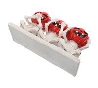 FUTUREORYY Thème Parler Écouter Maison Bureau - Ornement Centre Maléfique &Amp; Citrouille Halloween pour Disposition Effrayante Table Résine Pas Effrayant Squelette Hanté Voir Statue