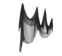 FUTUREORYY Toile Araignée Effrayante Halloween Mousseline Noire Légère et Flexible Décoration Réutilisable pour Maisons Hantées Fêtes et Murs