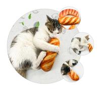 FUTUREORYY Toys de prononciation du Chat rempli Chat pour d intérieur Jouets Chaton en Forme de Petit Baguette pour de émulation interactif pour