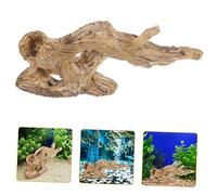 FUTUREORYY Tronc d'arbre Décoration Aquarium en Résine Solide Grotte Cachée Souche Paysagère Naturelle 15 Cm Usage Aquarium Poisson Paysage sous-Marin