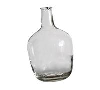 FUTUREORYY Vase Verre Transparent Design Petite Ouverture Grand Volume Décoration Moderne pour Fleurs Centre de Table et Bureau