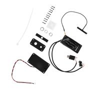 FUTUREORYY Violin Pickup avec Câble Piézo Barre Noire Robuste Batterie Incluse Reproduction Sonore Précise pour Violon Électrique Enregistrement et Scène