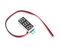 FUTUREORYY Voltmètre Dc Module LED Numérique Afficheur Tension Bleu Câblage pour Mesure