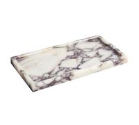 FutureStone Porte-Serviettes de Toilette 100% Naturel de Luxe en marbre Calaccata Viola