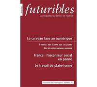 Futuribles 433, novembre-décembre 2019. Le cerveau face au numérique: L'impact des écrans sur les jeunes