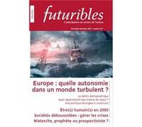 Futuribles 457, novembre-décembre 2023. Europe : quelle autonomie dans un monde turbulent ?: Être(s) humain(s) en 2050