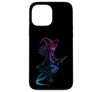 Futuriste Cyber Witch Gothic Halloween Gamer Coque pour iPhone 13 Pro Max