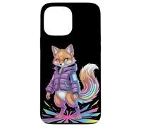 Futuriste Fox Cyber Streetwear Futuriste Coque pour iPhone 13 Pro Max