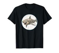 Futuriste Great White Shark Robot Retro Sci-FI T-Shirt