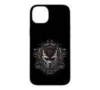 Futuriste HUD Gear Cyber Interface AI Core Art Coque pour iPhone 14 Plus