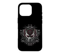 Futuriste HUD Gear Cyber Interface AI Core Art Coque pour iPhone 16 Pro
