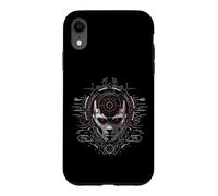 Futuriste HUD Gear Cyber Interface AI Core Art Coque pour iPhone XR
