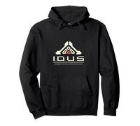 Futuristic IDUS Sci-FI AI Symbol Pragmata System Game Design Sweat à Capuche