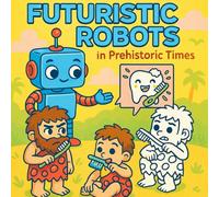 Futuristic Robots Living in Prehistoric Times: A Fun Coloring Book of Time-Travelling Robots in a Dino-Filled World: Perfect for Kids Ages 4-8 Who Love Robots, Dinosaurs, and Imaginative Adventures