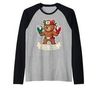 Futuro Campeón Del Boxeo Mexicano Cute Bear Gants de Boxe Manche Raglan
