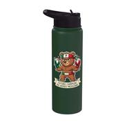 Futuro Campeón del Boxeo Mexicano Cute Bear Gants de boxe Stainless Steel Insulated Water Bottle
