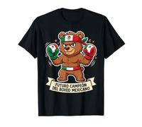 Futuro Campeón Del Boxeo Mexicano Cute Bear Gants de Boxe T-Shirt