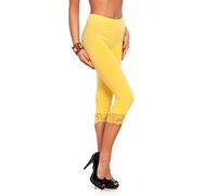 FUTURO FASHION® - Legging Court en Coton - avec Dentelle