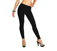 FUTURO FASHION - Legging Long pour l'hiver P25 - Chaud/épais - Coton - Taille 46 - Noir
