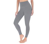 FUTURO FASHION Legging Taille Haute Doux et décontracté pour Femme - Confortable au Quotidien - Extensible - Non Transparent - Taille S à XXL, Graphite, L-XL