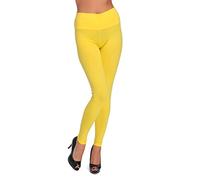 Futuro Fashion Legging taille haute pour femmes, grandes tailles, LWP - Jaune - 38