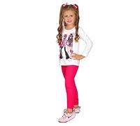 FUTURO FASHION Leggings en Coton pour Enfants Pantalons pour Filles uni Pleine Longueur Pantalons pour Enfants Leggings pour Enfants Leggings colorés pour Filles et Enfants, âge 2-13