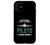 Futuro Piloto Como Papá Avión Aviación Regalo Piloto Coque pour iPhone 11