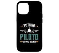 Futuro Piloto Como Papá Avión Aviación Regalo Piloto Coque pour iPhone 12/12 Pro