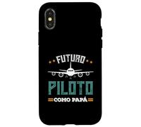 Futuro Piloto Como Papá Avión Aviación Regalo Piloto Coque pour iPhone X/XS