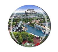 Futuroscope Chasseneuil-du-Poitou France Aimant de Réfrigérateur Cristal Souvenir Touristique Collection Cadeau Réfrigérateur Magnétique Autocollant