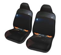 Futurs astronautes Dua Sarung JOK Mobil,& Sarung JOK Mobil Depan, Cocok pour Sebagian Besar Mobil, SUV, Truk, Van, Dll.