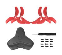 Fututech 3032S Kit 4 pcs Hélices Colorées pour DJI Avata2 Hélice CCW CW pour Drone Réduction du Bruit Accessoires Pièce de Remplacement (Rouge)