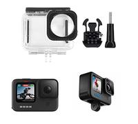Fututech 40m Boîtier Etanche Coque de Protection Transparente pour GoPro Hero10/9 Max Lens Mod Housse Etui de Protection Imperméable Anti-Chocs Durable Accessoire Caméra d'action