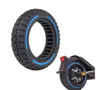 Fututech 9.5 * 2.5-6.1 Pneu Tout Terrain Solide pour Niu 9.5 pouces AT Pneus Antidéflagrants pour Scooters Electriques Accessoires pour Trottinette Pièces de Rechange (Bleu)
